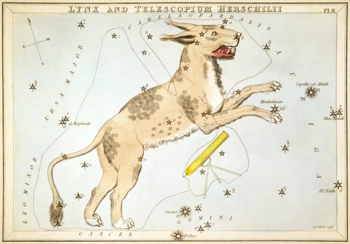 Telescopium Herschelii Constellation [Urania’s Mirror]