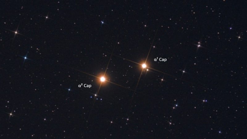 Alpha¹ and Alpha² Capricorni