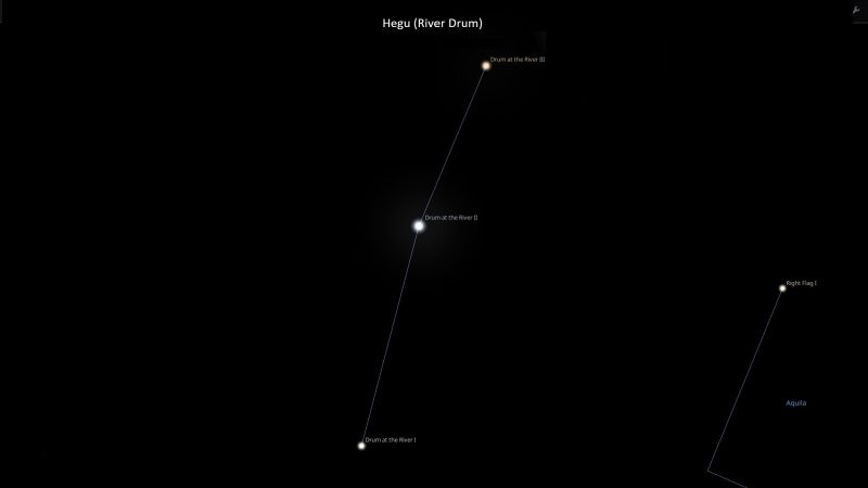 Asterism Hegu – River Drum