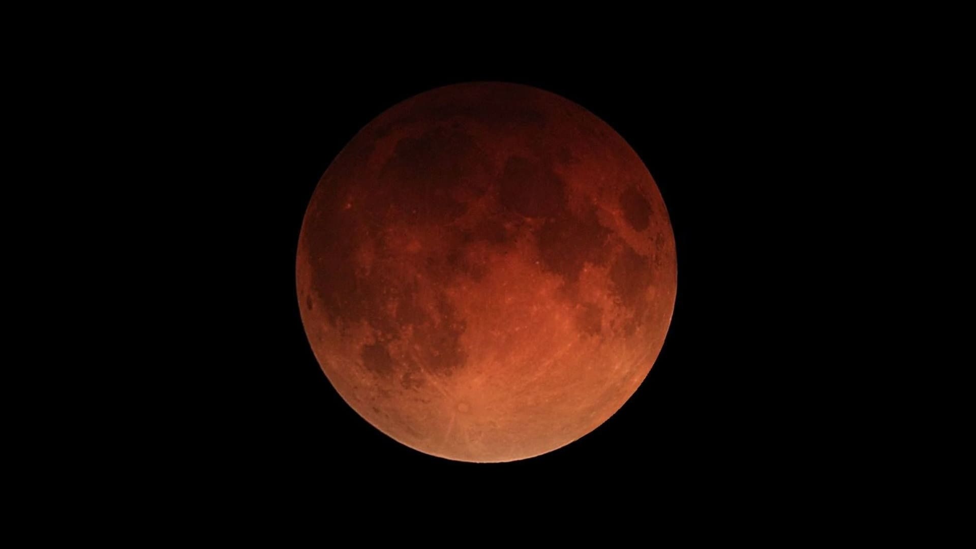 moon lunar eclipse blood moon