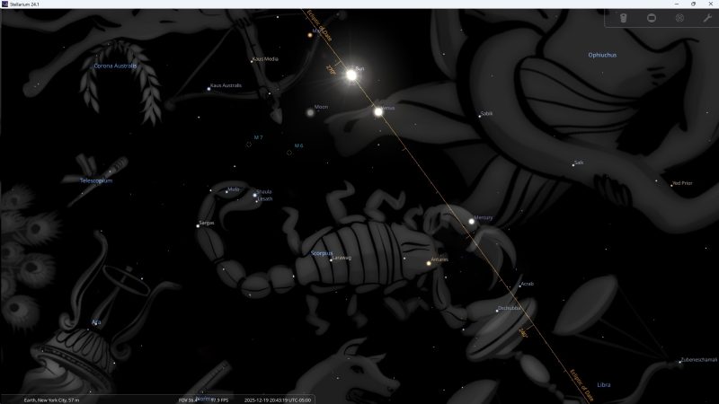 New Moon December 2025