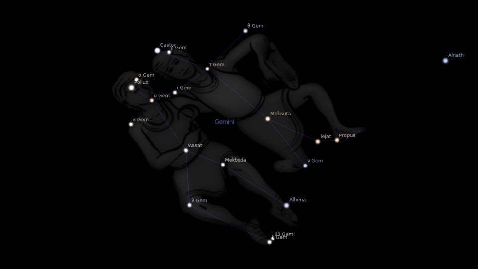 astrology gemini constellation myth