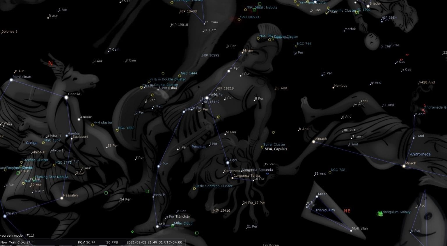 Perseus Constellation Stars – Astrology King