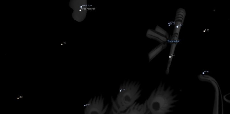 Telescopium Constellation