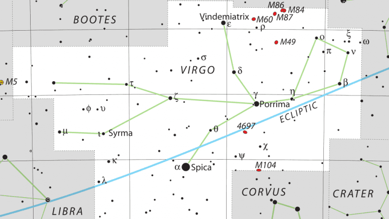 Constelação de Virgem [Wikipedia]